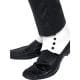 Spats White with Black Buttons 1920's