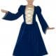 Tudor Medieval Princess Girl Costume, Blue
