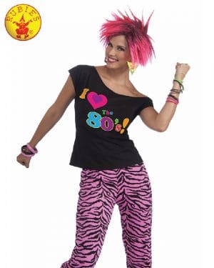 I Love the 80'S Shirt, Adult