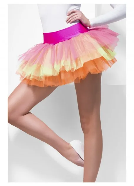 Neon Multi Colours Tu tu Underskirt