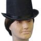 Top Hat Satin Standard Size Black