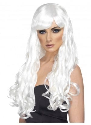 White Long Desire Wig