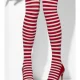 Black and White Striped Thigh High Stocking - image  on https://www.abracadabrafancydress.com.au