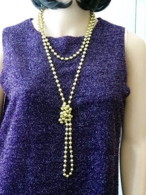 Beads Flapper - Gold 183 cm