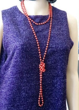Beads Flapper - Red 183 cm