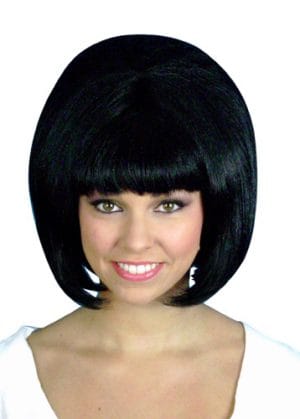 Beehive Wig Black 60's Deluxe
