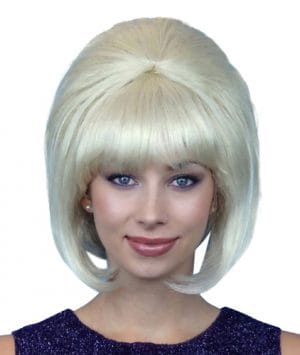 Beehive Wig Blonde 60's Deluxe