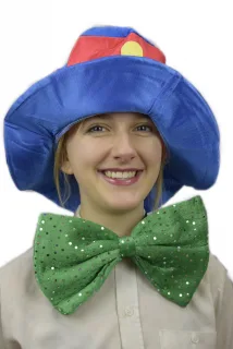 Bow Tie Green Large Clown