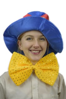 Bow Tie Yellow Large Clown