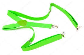 Braces Flouro Green