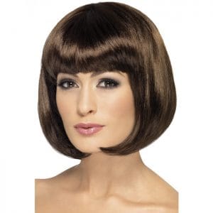 Dark Brown Short Bob Partyrama Wig