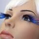 Eyelashes - Feather Tip Black and Blue