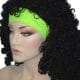 Headband - 80's Headband Lycra - Neon Green