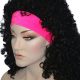 Headband - 80's Headband Lycra - Neon Pink
