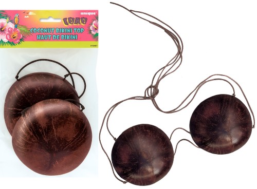 Luau Coconut Bra Bikini Top