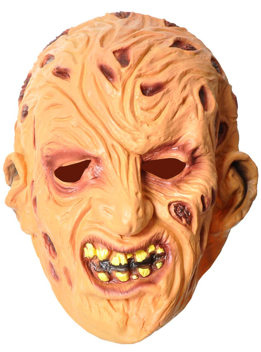 Freddy Kreuger 3/4 Mask Nightmare on Elm Street - image adults-full-head-rubber-latex-freddy-krueger-inspired-nightmare-on-elm-street-halloween-mask-gs-dre8734 on https://www.abracadabrafancydress.com.au