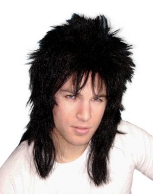 Black Poita Spiky Mullet Wig