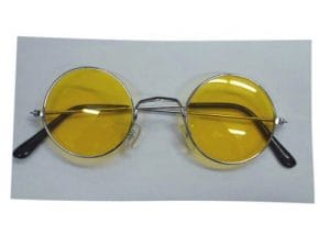 Glasses - Lennon Sunglasses - Yellow
