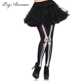 Skeleton Print Bone Tights