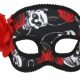 Skulls and Roses Day of Dead Masquerade Mask