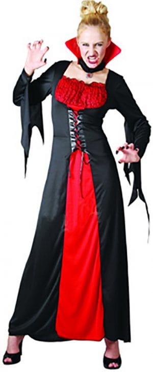 Vampiress Dress and Collar Costume- Adult