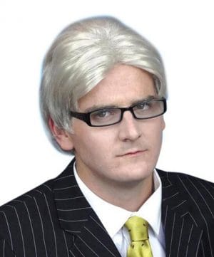 Current Affairs Host- Silver Grey Wig