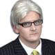 Current Affairs Host- Silver Grey Wig