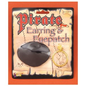 Pirate Earring & Eyepatch Set