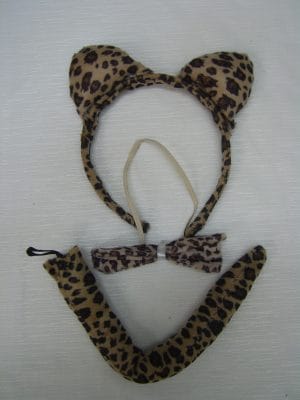 leopard head band and accessories