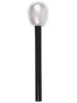 Black & Silver Fake Microphone (27cm)