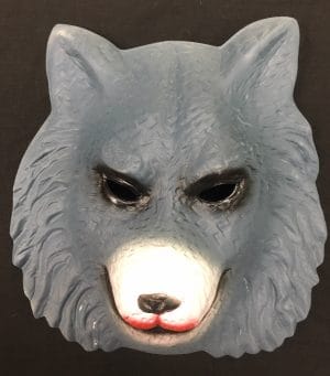 Wolf Mask Grey Eva Foam