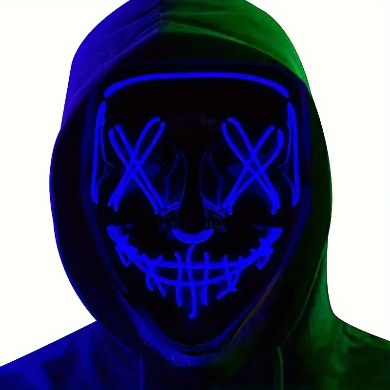 Plastic Squid Game - Square Mask Round Six Face Mask Cosplay Horror Game - image  on https://www.abracadabrafancydress.com.au