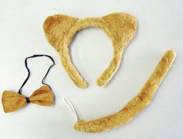Bear Teddy Bear Set Includes Tail Ears & Bow Tie Animal - image Bear-Set-600x455 on https://www.abracadabrafancydress.com.au