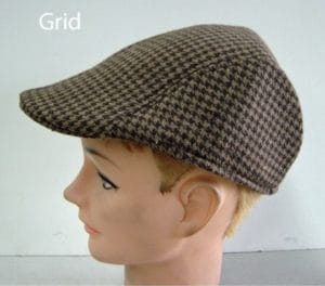 Brown Chequered Trilby Gangster Hat - image Olden-day-hat-Grid-300x264 on https://www.abracadabrafancydress.com.au