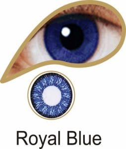 Royal Blue Illusionz 3 Month Contact Lenses – Abracadabra Fancy Dress