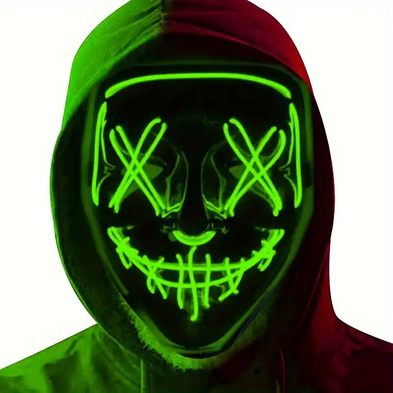 Plastic Squid Game - Square Mask Round Six Face Mask Cosplay Horror Game - image  on https://www.abracadabrafancydress.com.au