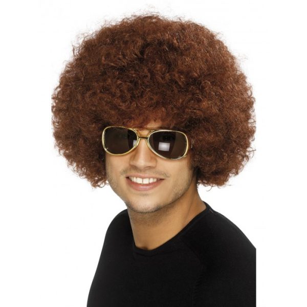Brown 70's Funky Afro Wig - image Brown-70s-Funky-Afro-Wig-600x600 on https://www.abracadabrafancydress.com.au
