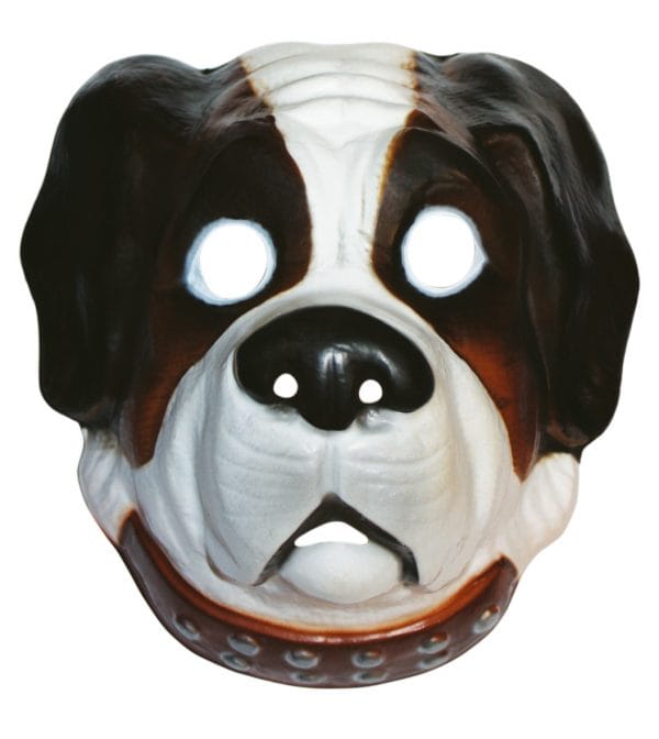 Dog Puppy Mask Plastic - image Dog-mask-600x672 on https://www.abracadabrafancydress.com.au