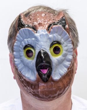 Mike Myers Michael Latex Mask Halloween - image OWL-MASK-300x376 on https://www.abracadabrafancydress.com.au