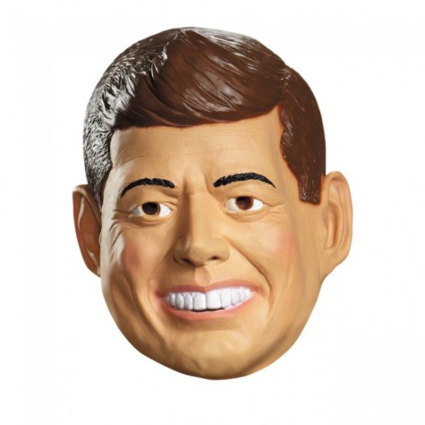 President John F Kennedy Deluxe Mask Latex Political Democratic - image kennedy-600x600 on https://www.abracadabrafancydress.com.au