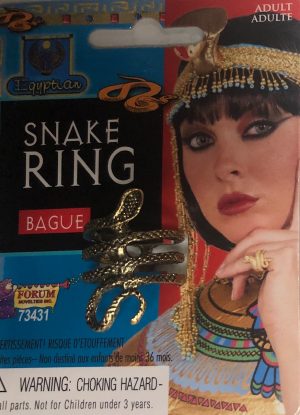 Dollar Sign Pendant Necklace Gold - image snake-ring-300x415 on https://www.abracadabrafancydress.com.au