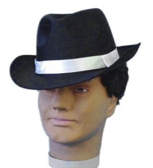 Dalmatian Kit, with Ears on Headband, Tail and Nose - image Hat-Black-Satin-Gangster-Hat-300x328 on https://www.abracadabrafancydress.com.au