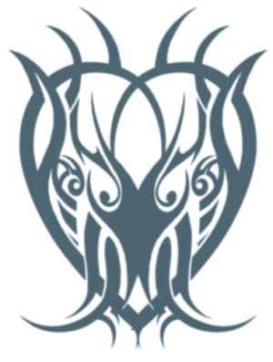 Tattoos -  Prison - Prison Tattoo Temporary Tattoo Tattoos Tinsley Transfers FX - image Heart-Tribal-300x397 on https://www.abracadabrafancydress.com.au