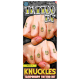 Freddy Krueger Set Shirt Mask and Glove Costume Adult - image Knuckles-Phrases-80x80 on https://www.abracadabrafancydress.com.au