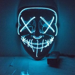Plastic Squid Game - Square Mask Round Six Face Mask Cosplay Horror Game - image Mask-The-White-Purge-300x300 on https://www.abracadabrafancydress.com.au