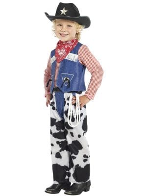 Roald Dahl Augustus Gloop Costume Book Week Charlie Chocolate Factory Willy Wonka - image Ropin-Cowboy-Costume-Denim-and-Cowskin-300x400 on https://www.abracadabrafancydress.com.au