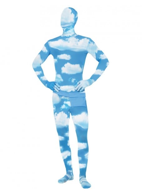 Cloud Second Skin Suit Morph Suit Zentai Sky Bucks Halloween Costume Flying Abracadabra Fancy Dress