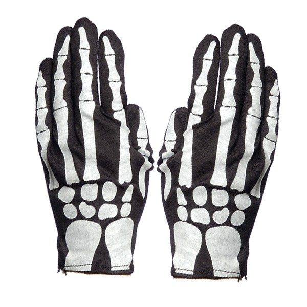 Skeleton Gloves Short - image Skeleton-Gloves-Short-600x600 on https://www.abracadabrafancydress.com.au