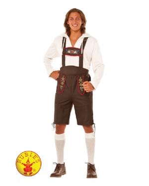 Brown Lederhosen Bavarian Beer Man German Oktoberfest Costume With Red Checked Shirt - image BEER-MAN-COSTUME-ADULT-300x375 on https://www.abracadabrafancydress.com.au