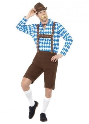 Brown Lederhosen Bavarian Beer Man German Oktoberfest Costume - image Bavarian-Beer-Man-Costume-300x415 on https://www.abracadabrafancydress.com.au